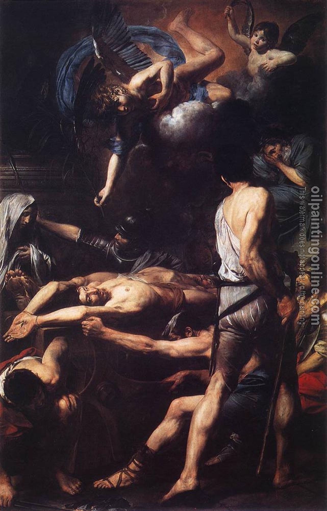Valentin, Jean de Boulogne - Martyrdom of St Processus and St Martinian